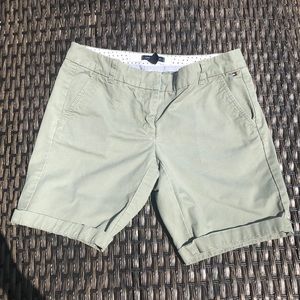 Tommy Hilfiger army green shorts